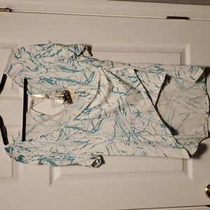 Roman Fashion Faux Wrap Top